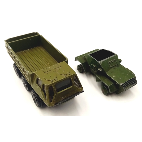 348 - Six Dinky toys military vehicles. Please see photos.