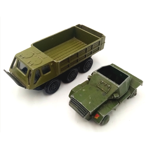 348 - Six Dinky toys military vehicles. Please see photos.