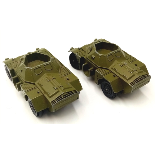 348 - Six Dinky toys military vehicles. Please see photos.
