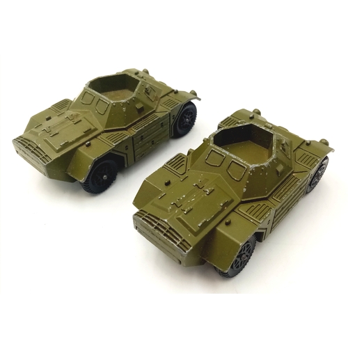 348 - Six Dinky toys military vehicles. Please see photos.