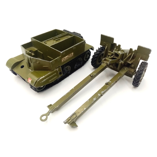 348 - Six Dinky toys military vehicles. Please see photos.