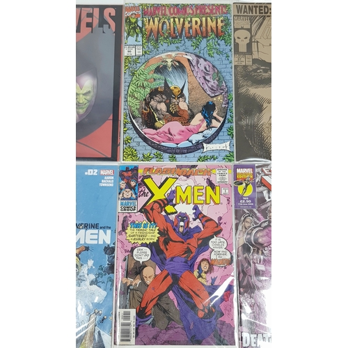 350 - Ten Marvel Mixed Comics - Most Being in Very Fine to Very Fine Plus Grade. All individually wrapped ... 