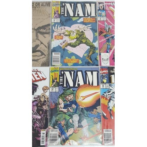 350 - Ten Marvel Mixed Comics - Most Being in Very Fine to Very Fine Plus Grade. All individually wrapped ... 