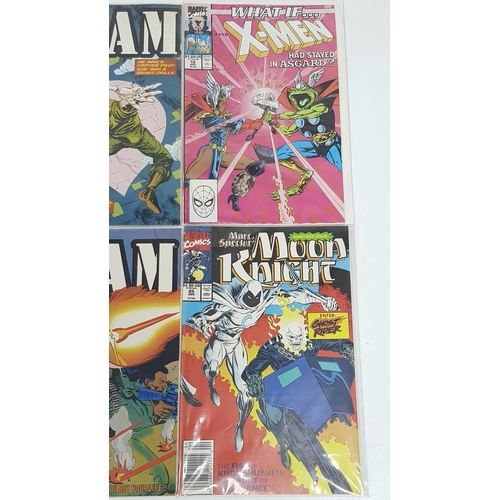 350 - Ten Marvel Mixed Comics - Most Being in Very Fine to Very Fine Plus Grade. All individually wrapped ... 