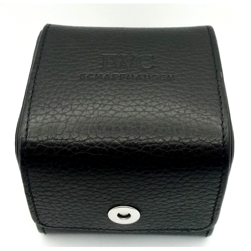 61 - An IWC Pilot's Double Chronograph Automatic Gents Watch. Limited edition 21/50. Black leather strap.... 