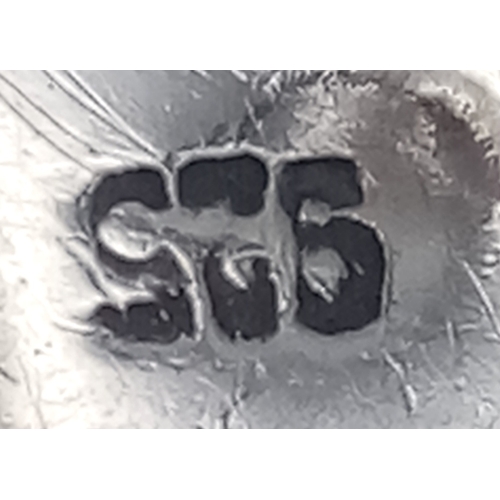 63 - Beautiful COORDINATED SET OF SILVER DROP EARRINGS and PENDANT, having GOLD Centres and BLUE TOPAZ DE... 