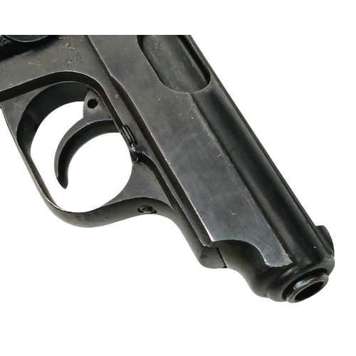 76 - A Deactivated WW2 Era German Sauer Semi Automatic Pistol - German Third Reich Eagle Mark. 7.65mm cal... 