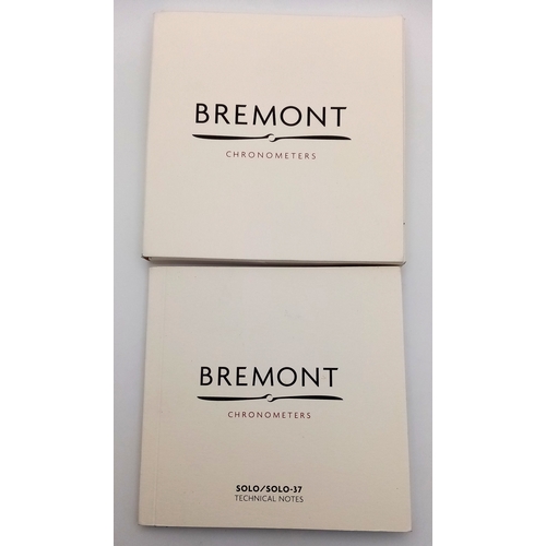 96 - A Bremont Automatic Gents Watch. Model Solo - 37. Brown leather strap. Stainless steel case -37mm. W... 