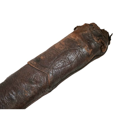 100 - A One Million Yen Japanese Sword with Silver Mon. A WWII Japanese army officer's sword with the kabu... 