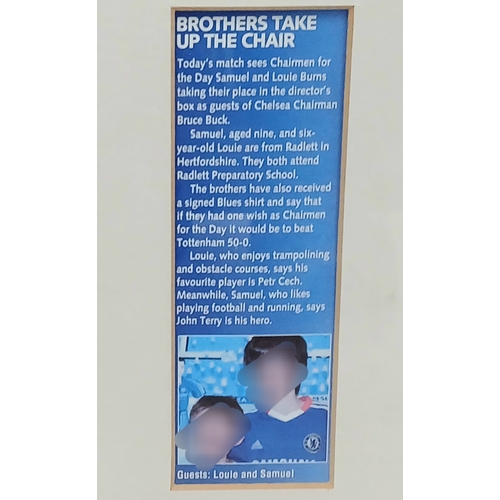 101 - A Chelsea Legend, John Terry's 500th game SIGNED Match Squad Shirt! In Frame - 74 x 114cm. On the 30... 