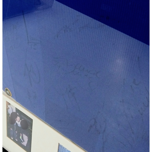 101 - A Chelsea Legend, John Terry's 500th game SIGNED Match Squad Shirt! In Frame - 74 x 114cm. On the 30... 