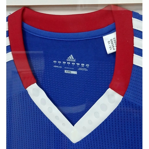 101 - A Chelsea Legend, John Terry's 500th game SIGNED Match Squad Shirt! In Frame - 74 x 114cm. On the 30... 