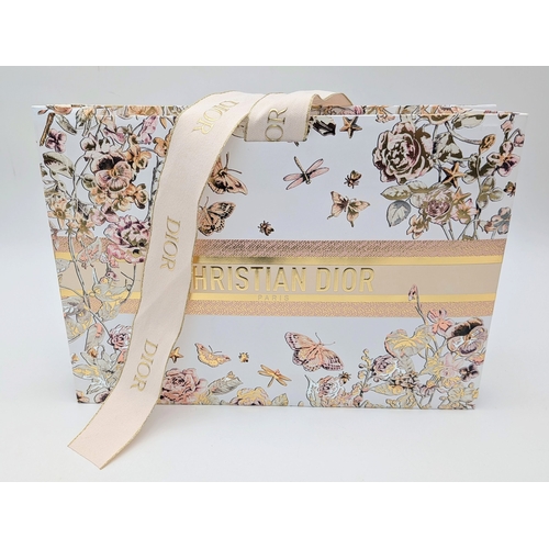 118 - A Christian Dior Limited Edition Grey-Toned Logo and White Stone Necklace and Tribales Earrings Set.... 