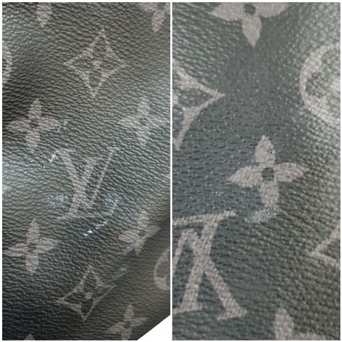 120 - A Louis Vuitton Monogram Eclipse Keepall Bandoulière 55 Travel Bag. Crafted in grey-on-black monogra... 