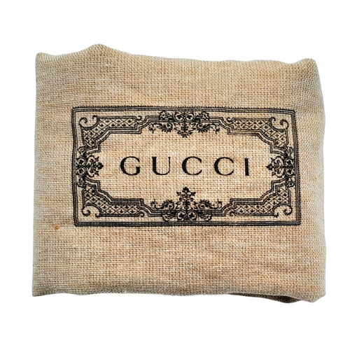 204 - A Gucci GG Supreme Monogram Mini Dionysus Shoulder Bag. GG monogram coated canvas exterior with red ... 