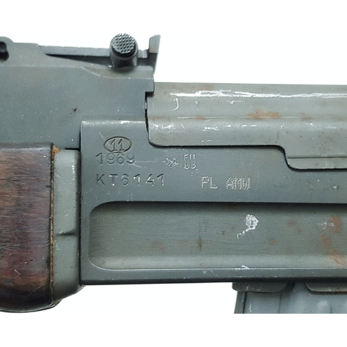 213 - A Deactivated Polish Radom AK47 Assault Rifle. 7.62mm calibre. 15 inch barrel length. Markings for 1... 