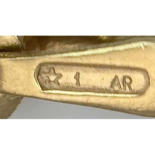 231 - Beautiful 9 CARAT GOLD FANCY BOX CHAIN NECKLACE. Full UK hallmark.  8.7 Grams. 46 cm.