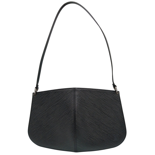 344 - A Louis Vuitton Epi Leather Pochette. Crafted in black Epi leather with the signature textured finis... 