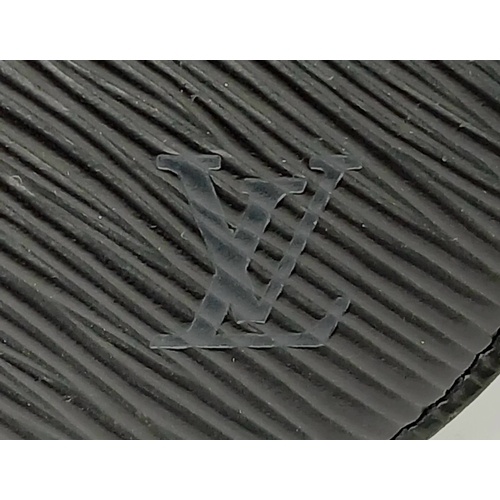 344 - A Louis Vuitton Epi Leather Pochette. Crafted in black Epi leather with the signature textured finis... 