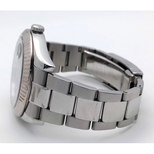 596 - A Rolex Datejust II Gents Automatic Watch. Model 116334. Stainless steel bracelet and  case - 41mm. ... 