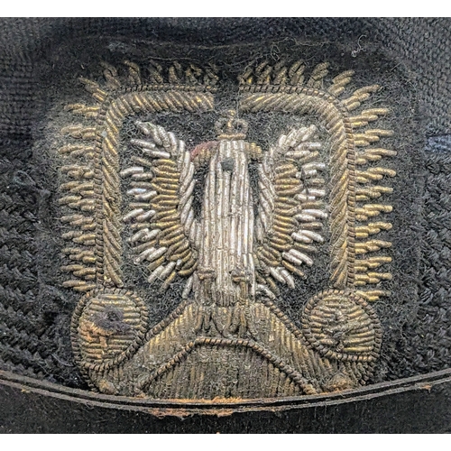 94 - WW2 British Officers Cap worn by a Polish Pilot.