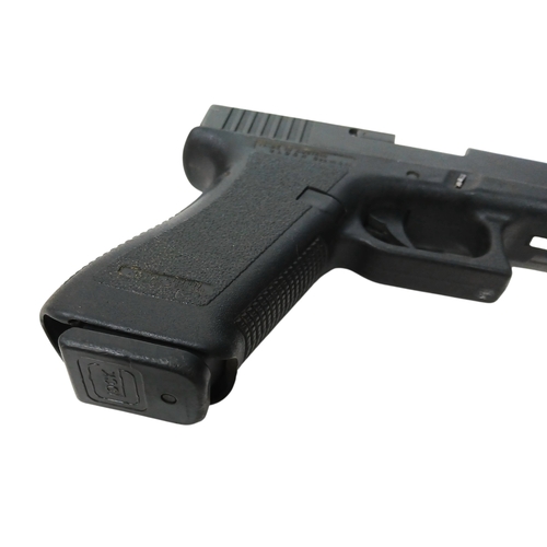 90 - A Deactivated Austrian Glock 17 Semi Automatic Pistol with Silencer. 9mm calibre with a 4.5 inch bar... 