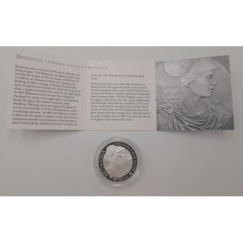 1169 - A Mint Condition (Limited Edition) 2010 Fine Silver Proof One Ounce Britannia as issued by The Royal... 