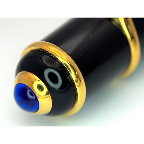 1238 - A Wonderful Cartier Diabolo Rolleball Pen. 14cm Length. Complete with inner and outer box and paperw... 