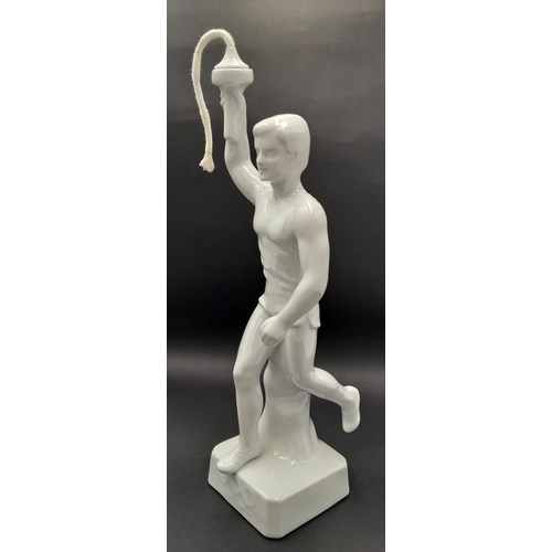 648 - German 1936 Berlin Olympics Porcelain Statue.