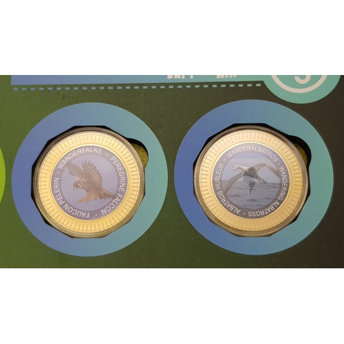 320 - A Fantastic Limited Edition Superlative Creatures Coin Collection. 24 encapsulated gold plated coins... 