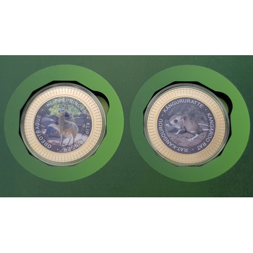 320 - A Fantastic Limited Edition Superlative Creatures Coin Collection. 24 encapsulated gold plated coins... 