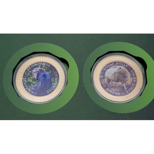 320 - A Fantastic Limited Edition Superlative Creatures Coin Collection. 24 encapsulated gold plated coins... 