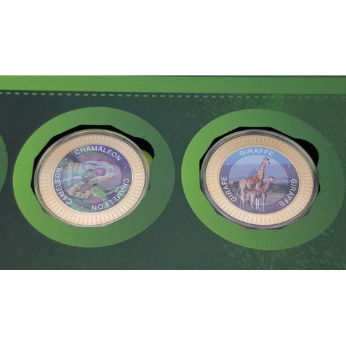 320 - A Fantastic Limited Edition Superlative Creatures Coin Collection. 24 encapsulated gold plated coins... 