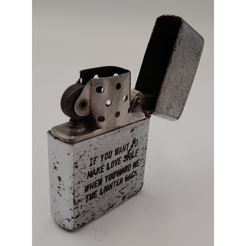 641 - Vietnam War Era Zippo Lighter. Date Coded 1967 on the base. UK Mainland Shipping Only.