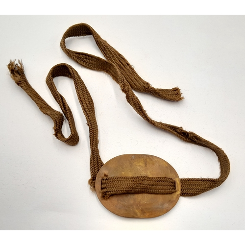 655 - WW2 Japanese Army Enlisted Mans Ninshiki-hyo (Dog Tag) 1st Imperial Guards Infantry Division, 1st Co... 