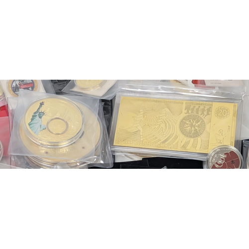 660 - A Large Collection of Mixed Coins and Medallions - Most being in Uncirculated or Proof condition wit... 