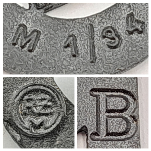 669 - 3rd Reich Hitler Youth (Jungvolk) Black representing Iron Proficiency Badge.