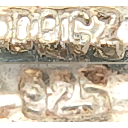 1190 - A Pretty Multi-Colour Diamonique Cubic Zirconia Cluster Ring Size N. The Crown measures 2.2 x 1.6cm.... 