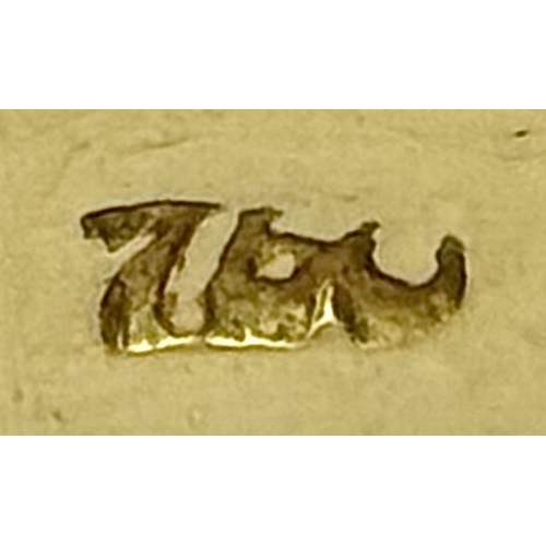 621 - AN 18K YELLOW GOLD, DIAMOND RING. APPROX 1.20CTW. CENTRE DIAMOND APPROX 0.70CT. 10.2G, SIZE T. SPSA ... 