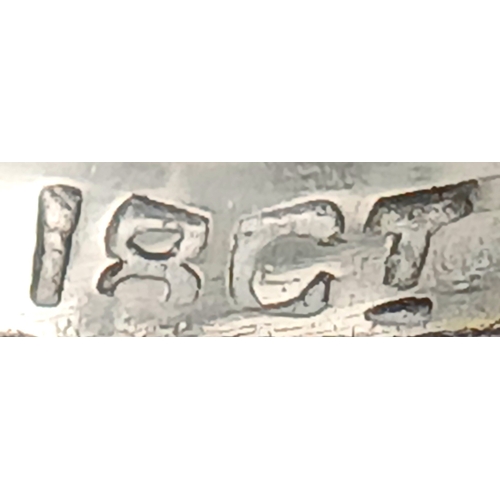 9 - A STUNNING 18K WHITE GOLD CROSSOVER RING WITH 2 X 2cwt OF ALEXANDRITE STONES SURROUNDED BY A HALO OF... 