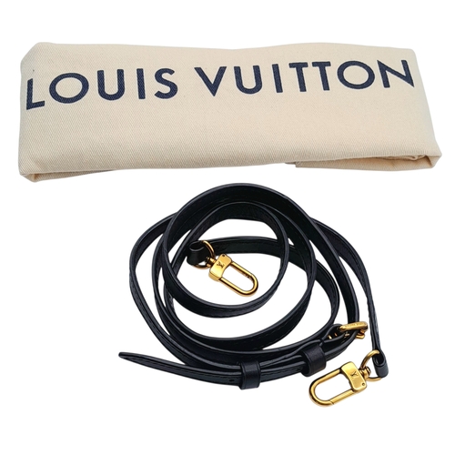 613 - A Louis Vuitton Red and Black Petite Malle Clutch/Crossbody Bag. Epi leather and leather exterior wi... 