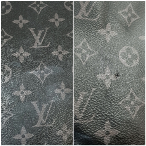 620 - A Louis Vuitton Monogram Eclipse Keepall Bandoulière 55 Travel Bag. Crafted in grey-on-black monogra... 