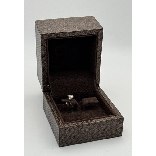 1234 - A Single 18K White Gold Diamond Stud Earring. 0.70ct round brilliant cut having J colour and I1 clar... 