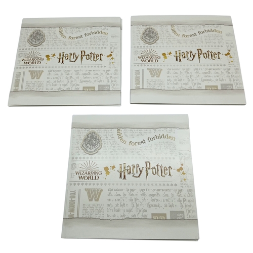 680 - Three Westminster Mint Harry Potter Collectible 50p Coin Sets. Fifteen coins in total. Sealed in ori... 