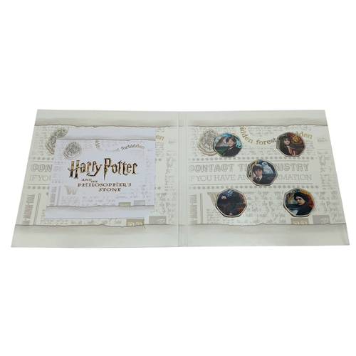 680 - Three Westminster Mint Harry Potter Collectible 50p Coin Sets. Fifteen coins in total. Sealed in ori... 
