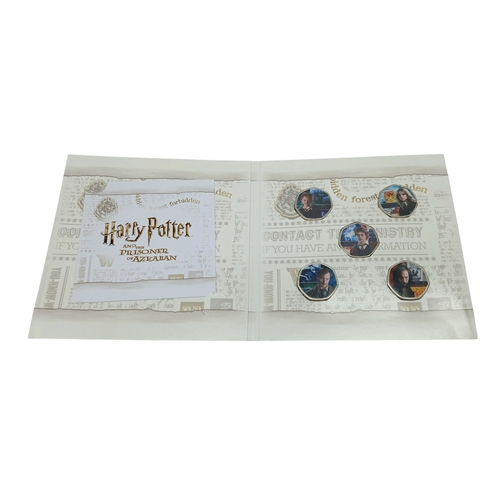 680 - Three Westminster Mint Harry Potter Collectible 50p Coin Sets. Fifteen coins in total. Sealed in ori... 