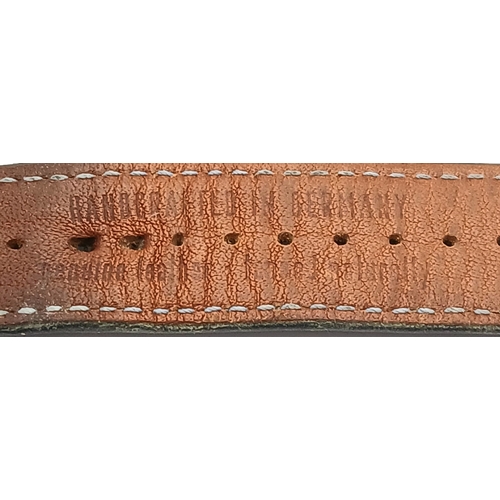 1196 - A LILIENTHAL BERLIN, LEATHER STRAP WATCH. IN FULL WORKING ORDER. WITH ORIGINAL STRAP AND BUCKLE. S/A... 