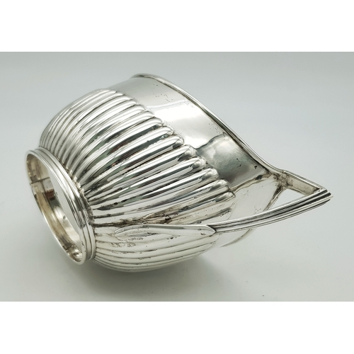 44 - An Antique Sterling Silver Twin Handled Sugar Bowl. Hallmarked London 1894, Total Weight 229.81 gram... 