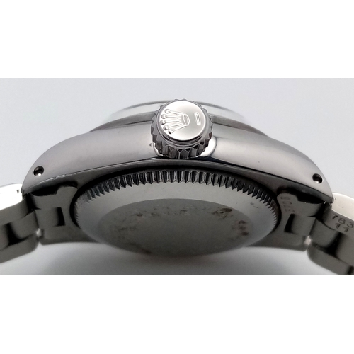 681 - A Tudor Princess Oysterdate Automatic Ladies Watch. Stainless steel bracelet and case - 24mm. Silver... 