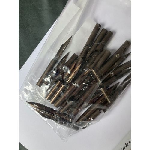 651 - Bag of Unused Vintage WILLIAM MITCHELL ‘NIBS’. Approx 40 Pieces.